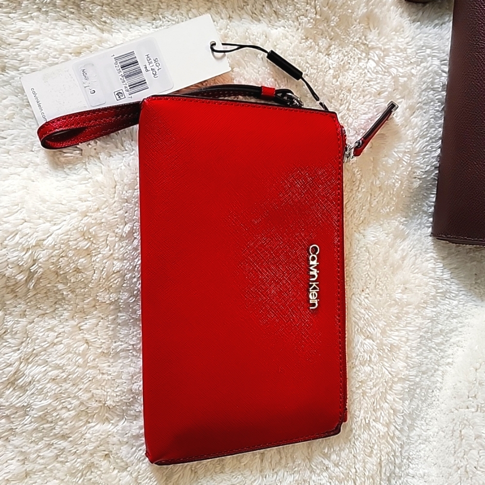 Calvin Klein clutch.